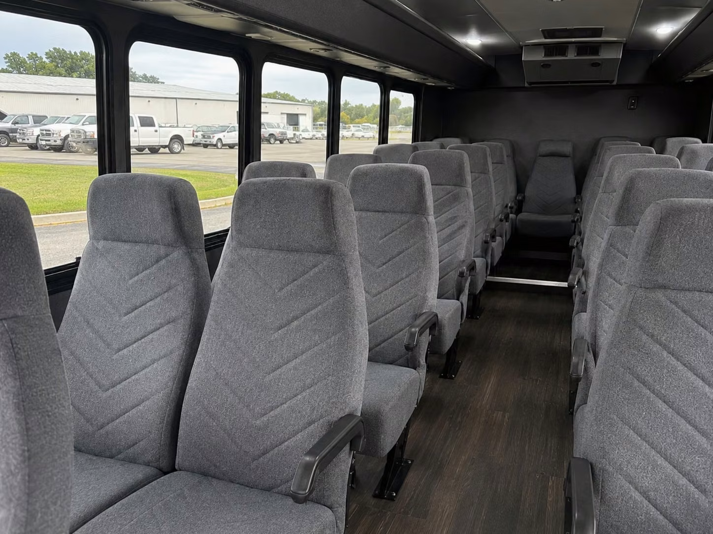 18 passenger minibus interior