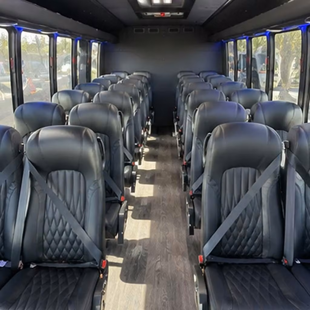 30 passenger minibus interior