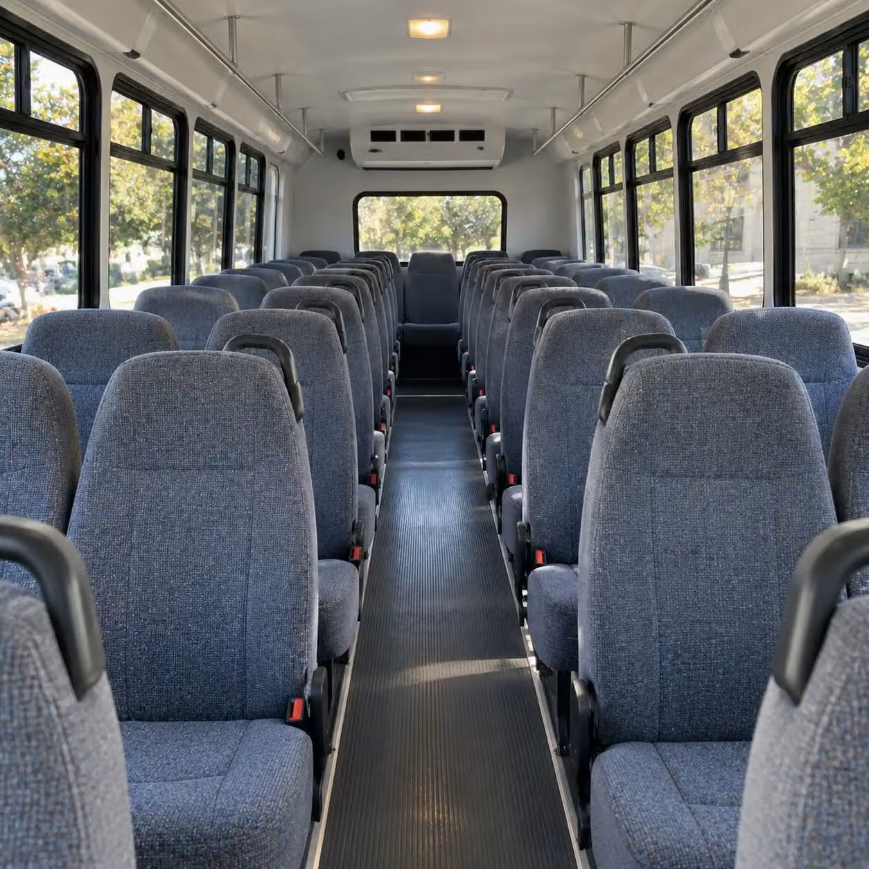 35 passenger minibus interior