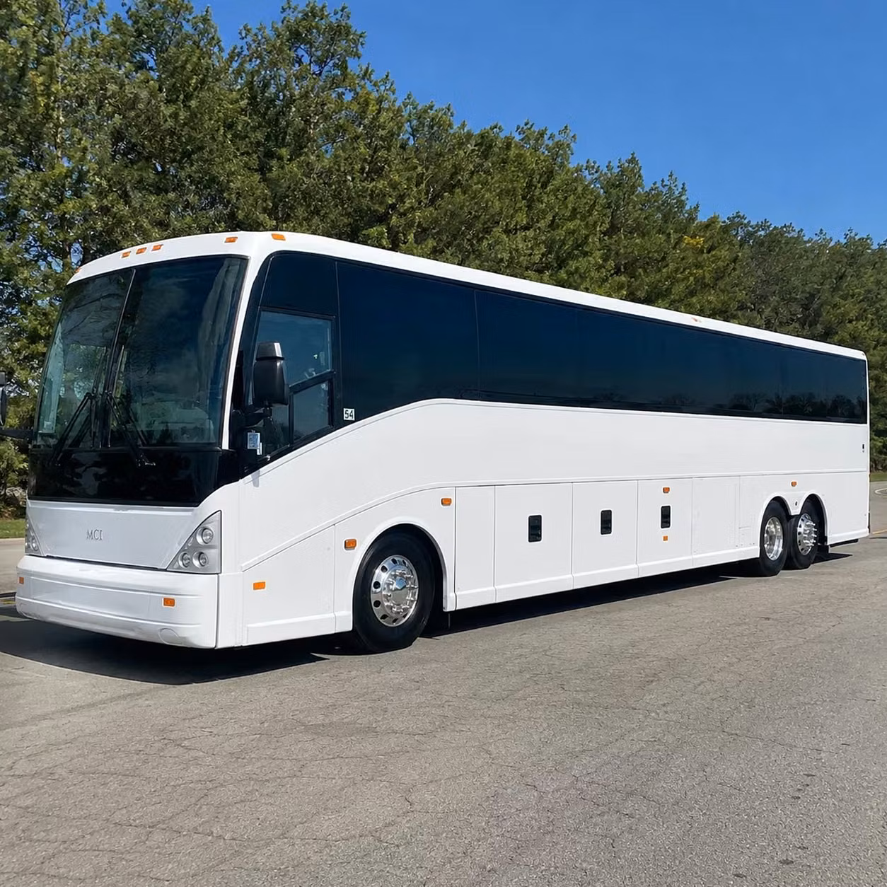 56 passenger charter bus