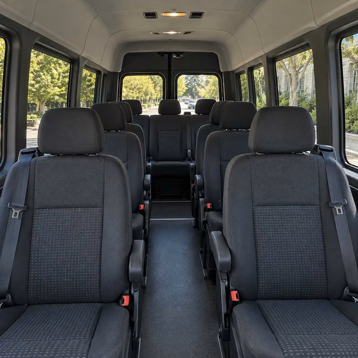 sprinter van with driver interior